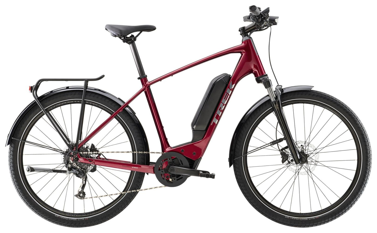 Elcykel Trek Allant+ 5 725wh Röd
