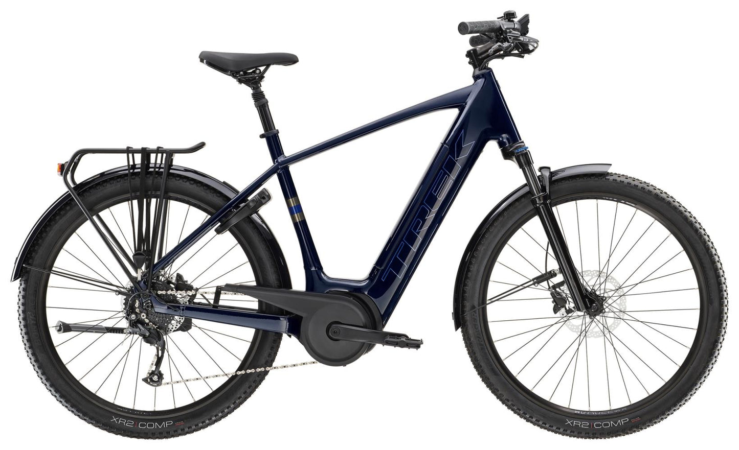 Elcykel Trek Verve+ 4 725wh Blå