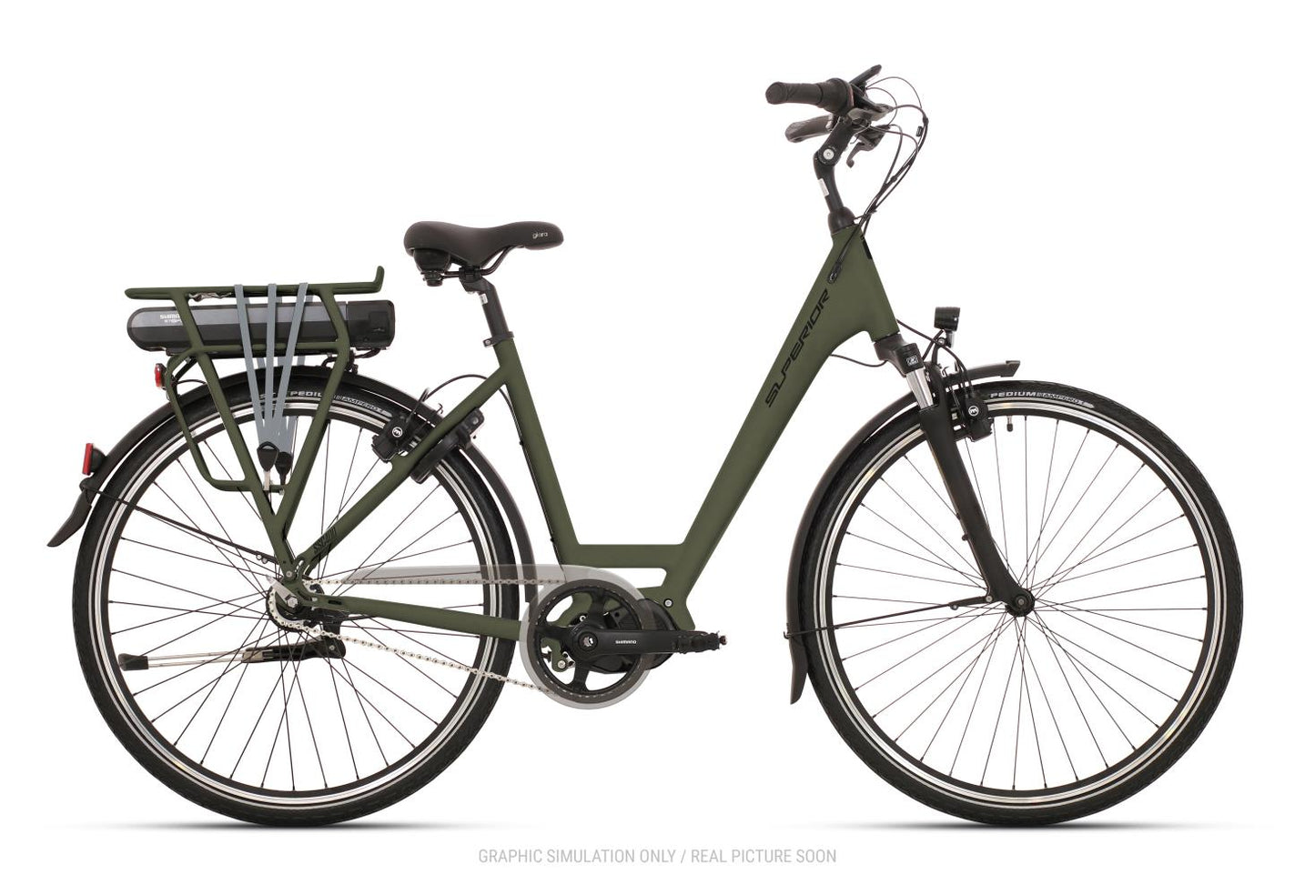 Elcykel Superior SSC 460 L grön