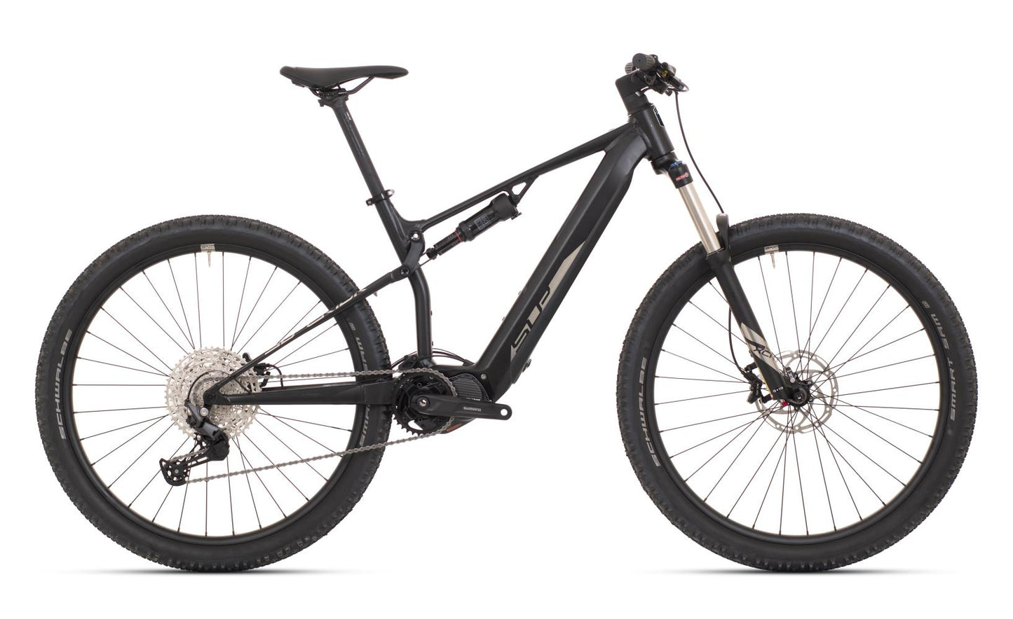 El MTB Superior eXF 8089 svart