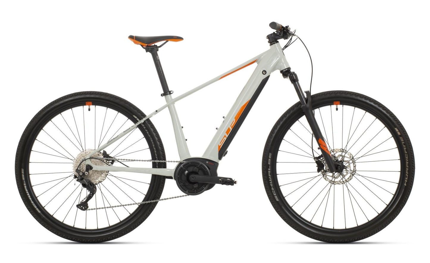 El MTB Superior EXC 7039 B grå/orange