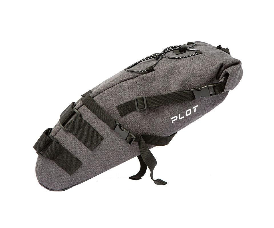 Sadelväska PLOT Randonneur Gravel 13L grå