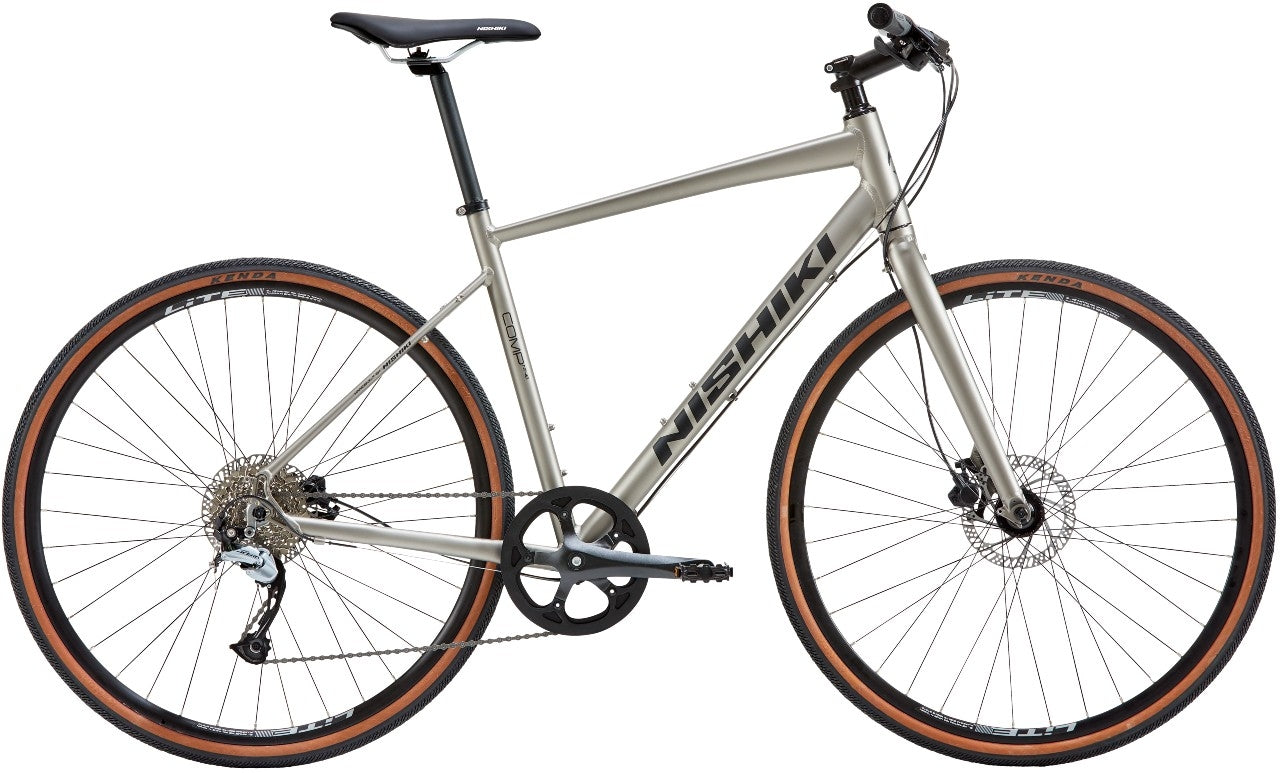 Hybridcykel Nishiki Comp Nine silver