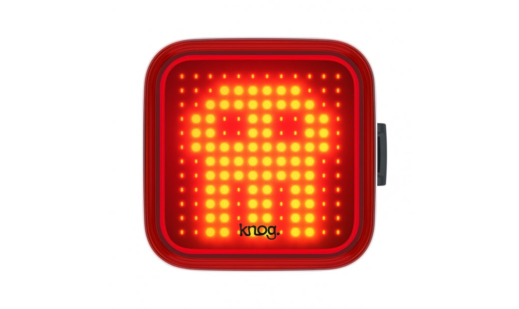 Baklampa Knog Blinder Skull röd