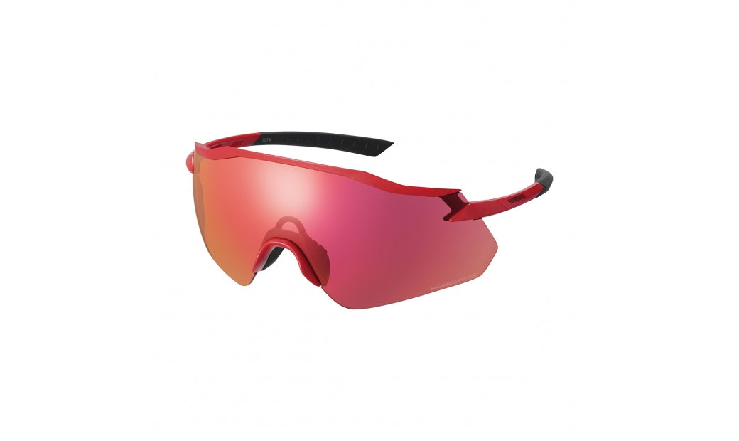 Glasögon Shimano Equinox 4 Ridescape Road metall röd