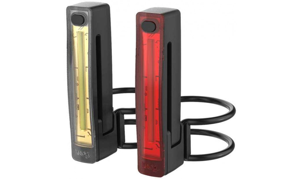 Belysningsset KNOG Plus Twinpack Svart