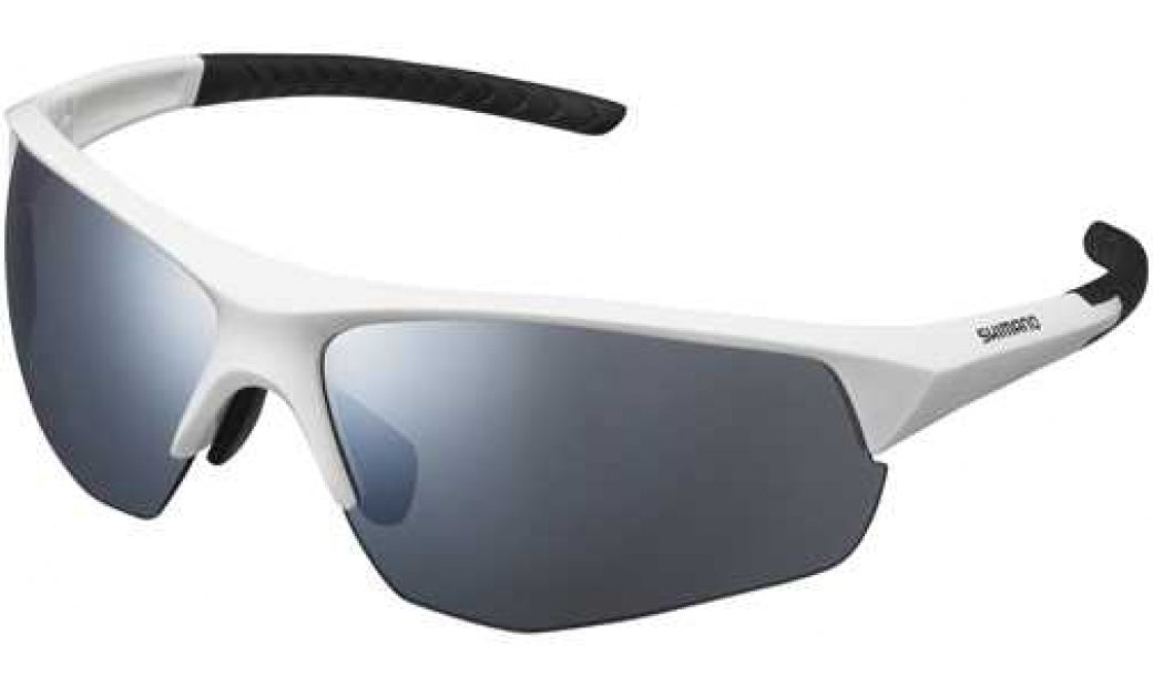 Cykelglasögon Shimano Twinspark spegel vit