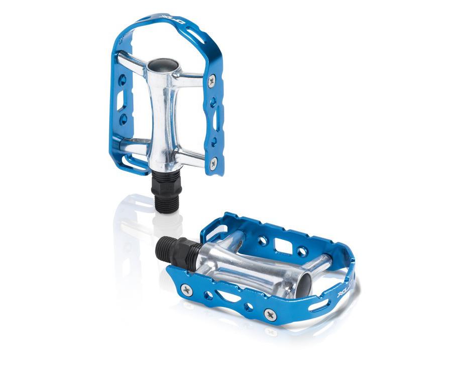 Pedaler XLC PD-M15 Ultralight colour edition silver/blå