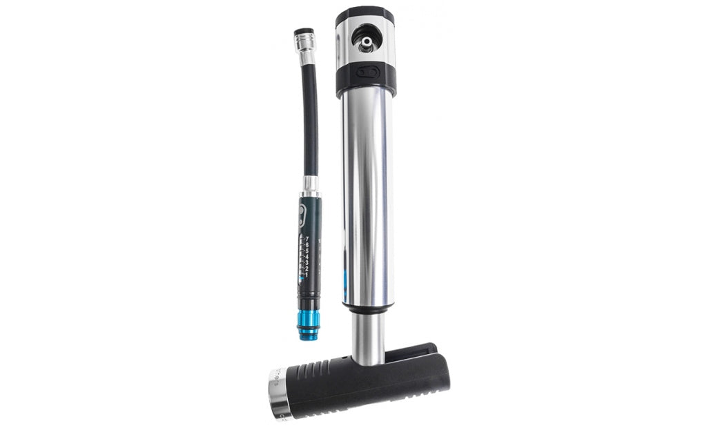 Mini pump Crankbrothers Klick HV med mätare silver