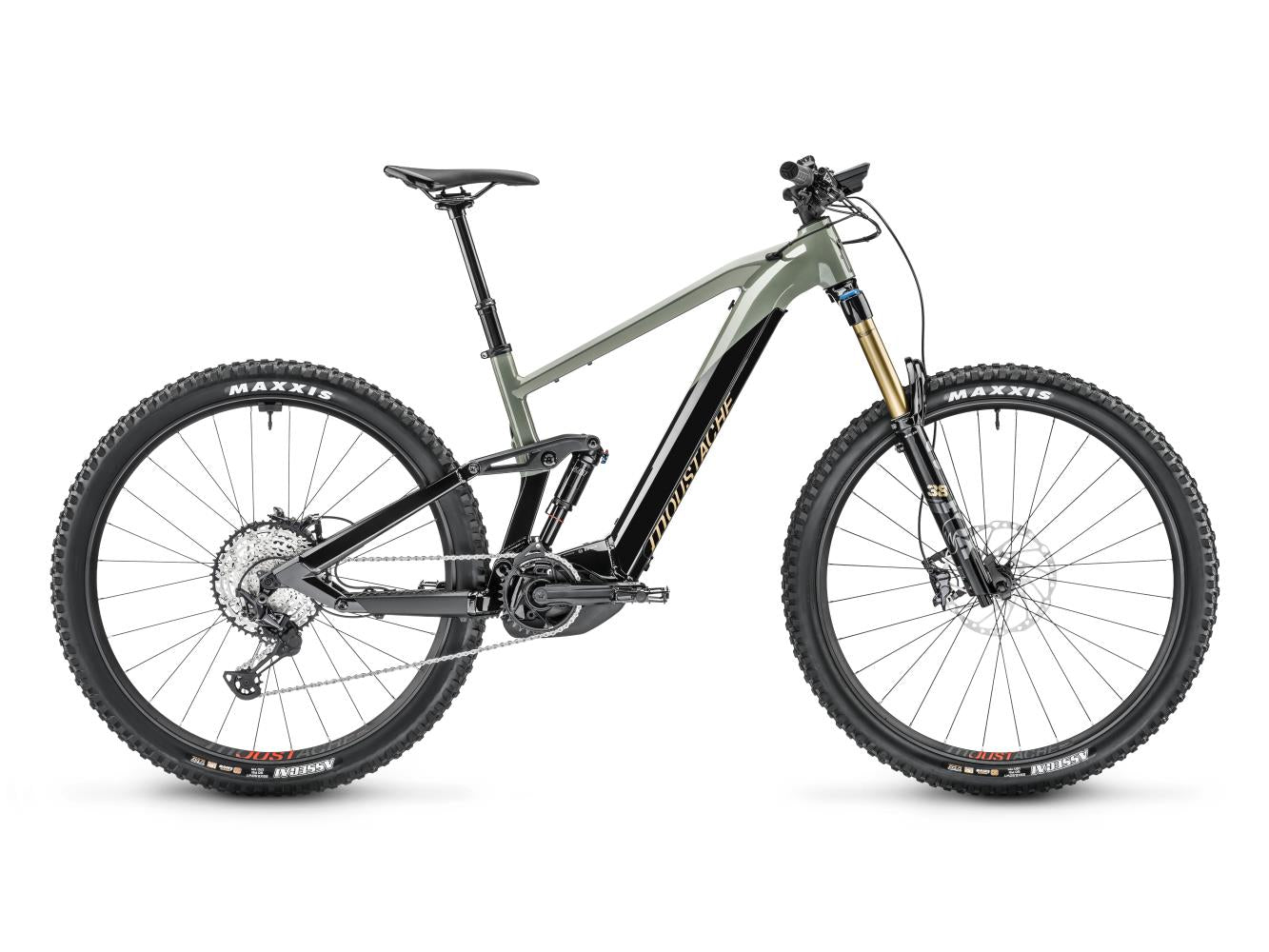 El MTB Moustache Game 9 Svart/Grön 29"
