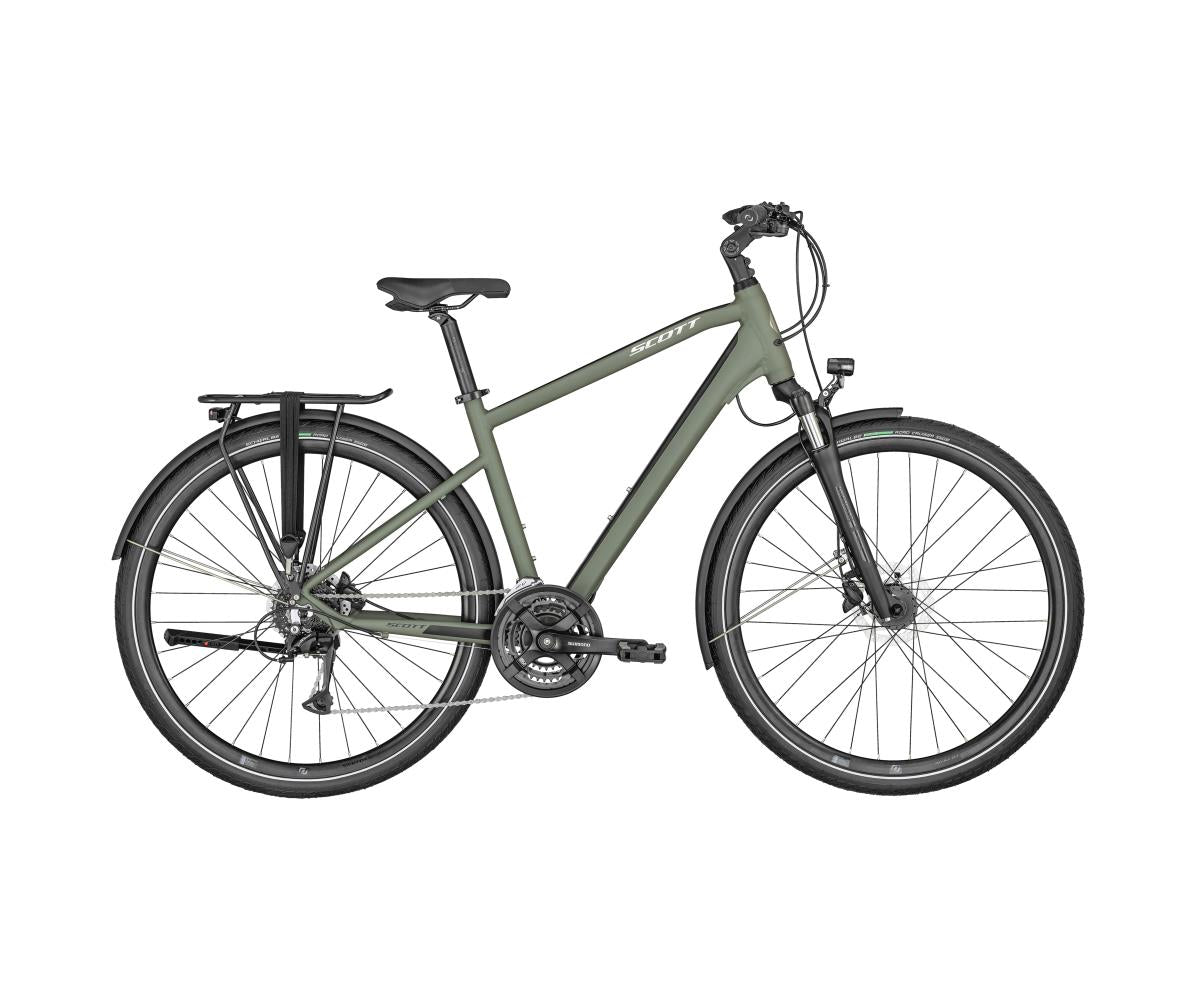 Hybridcykel Scott Sub Sport 30 Men Grön