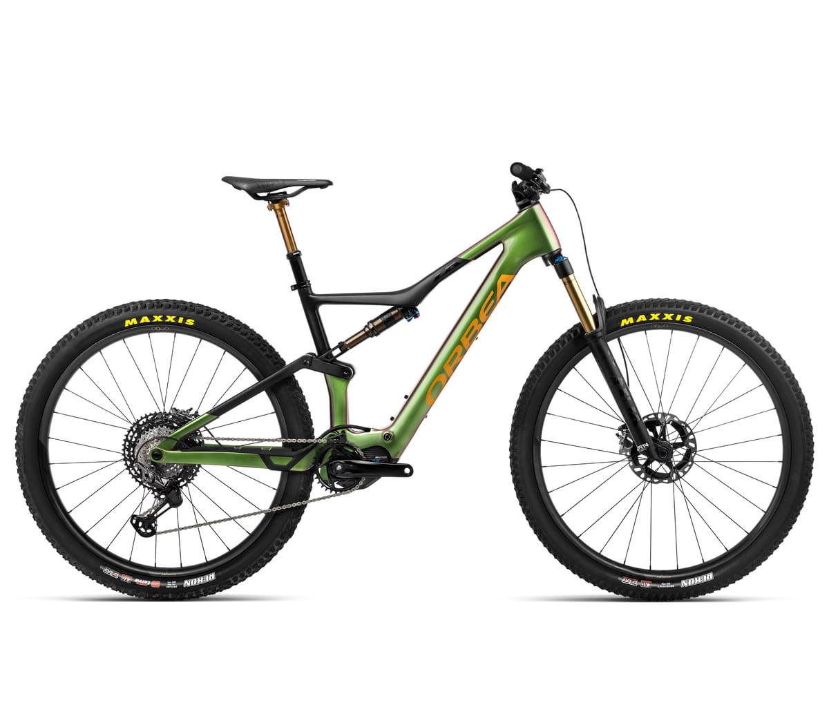 El MTB Orbea Rise M-LTD Grön/Svart