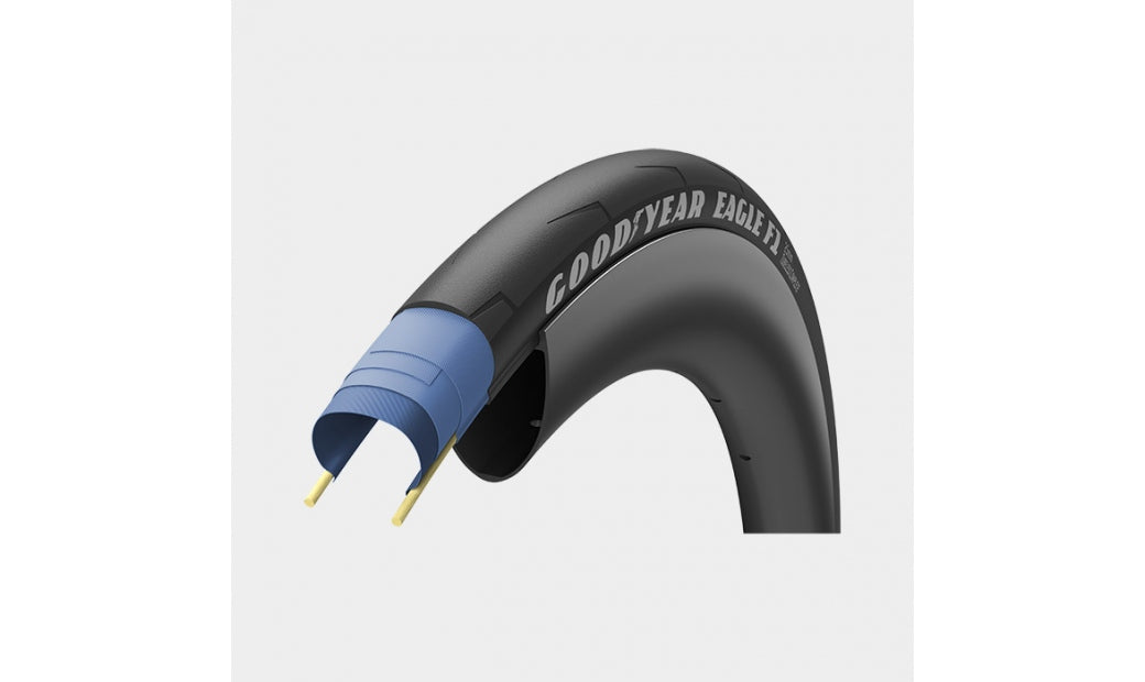 Cykeldäck Goodyear Eagle F1 R:Shield Dynamic GSR 25-622 (700 x 25C / 28 x 1.00) TC vikbart svart/svart