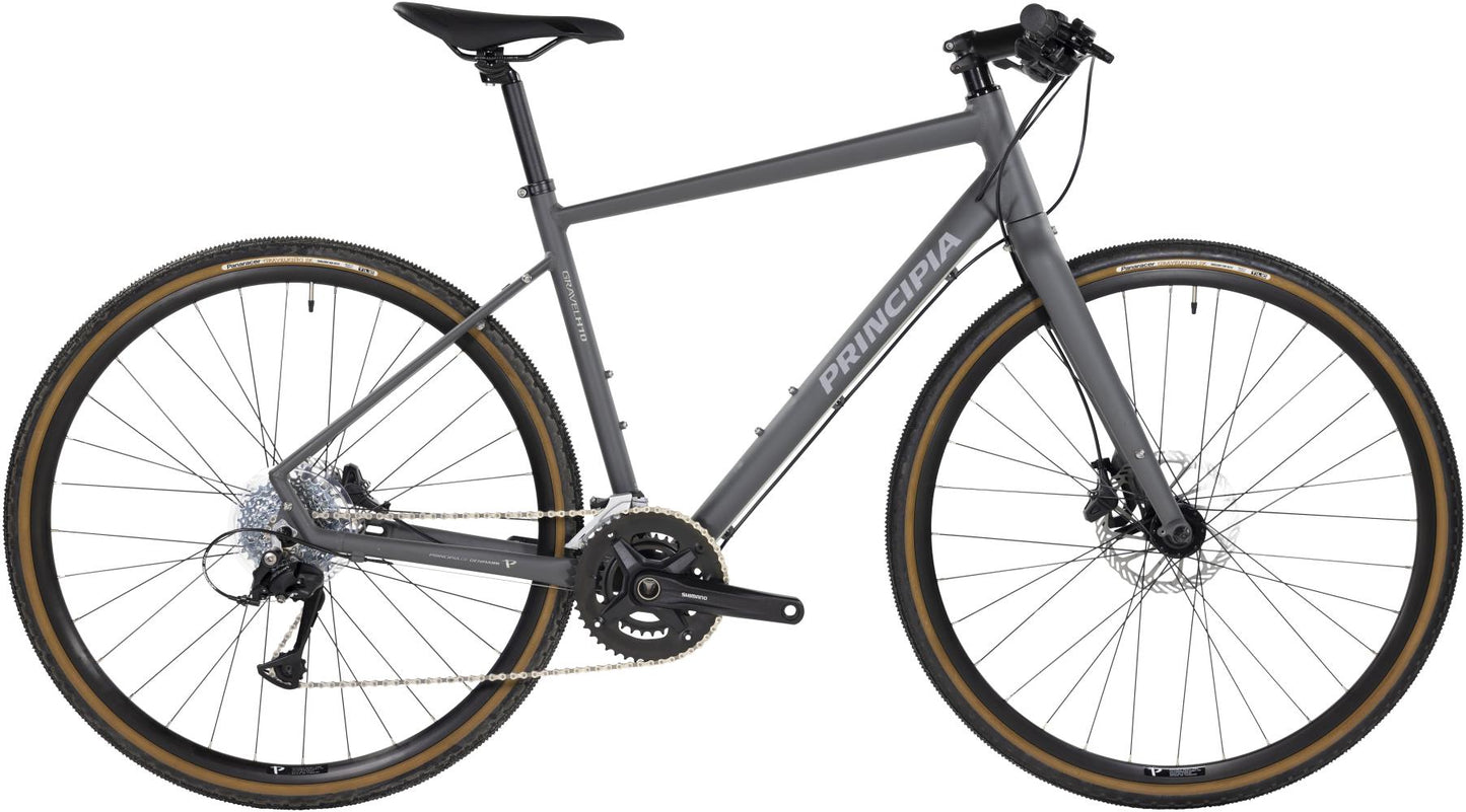Gravelcykel Principia Gravel Hybrid H10 Grå