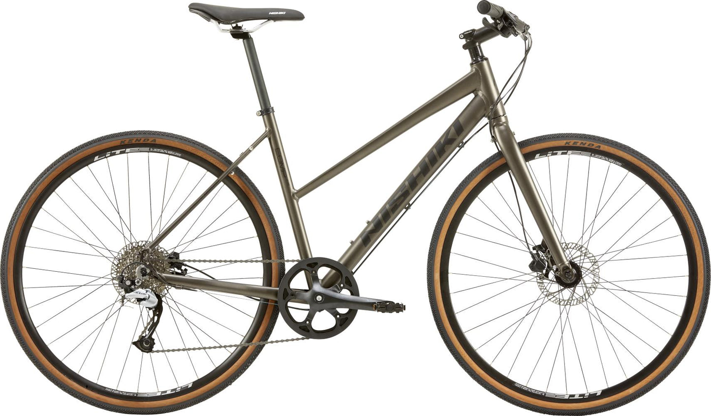 Hybridcykel Nishiki Comp Nine Dam Grå