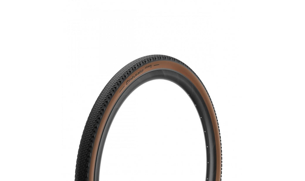 Cykeldäck Pirelli Cinturato Gravel H SpeedGRIP TechWALL TLR 40-622 vikbart svart/brun