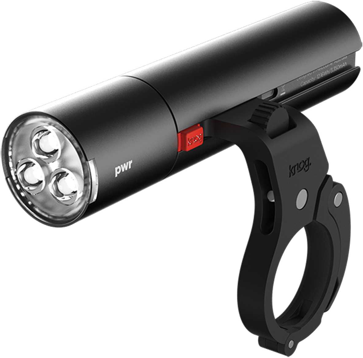 KNOG BELYSNING PWR ROAD 600 SVART