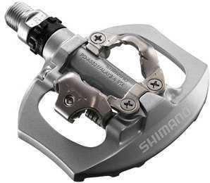 Pedaler Shimano PD-A530 grå inkl. pedalklossar