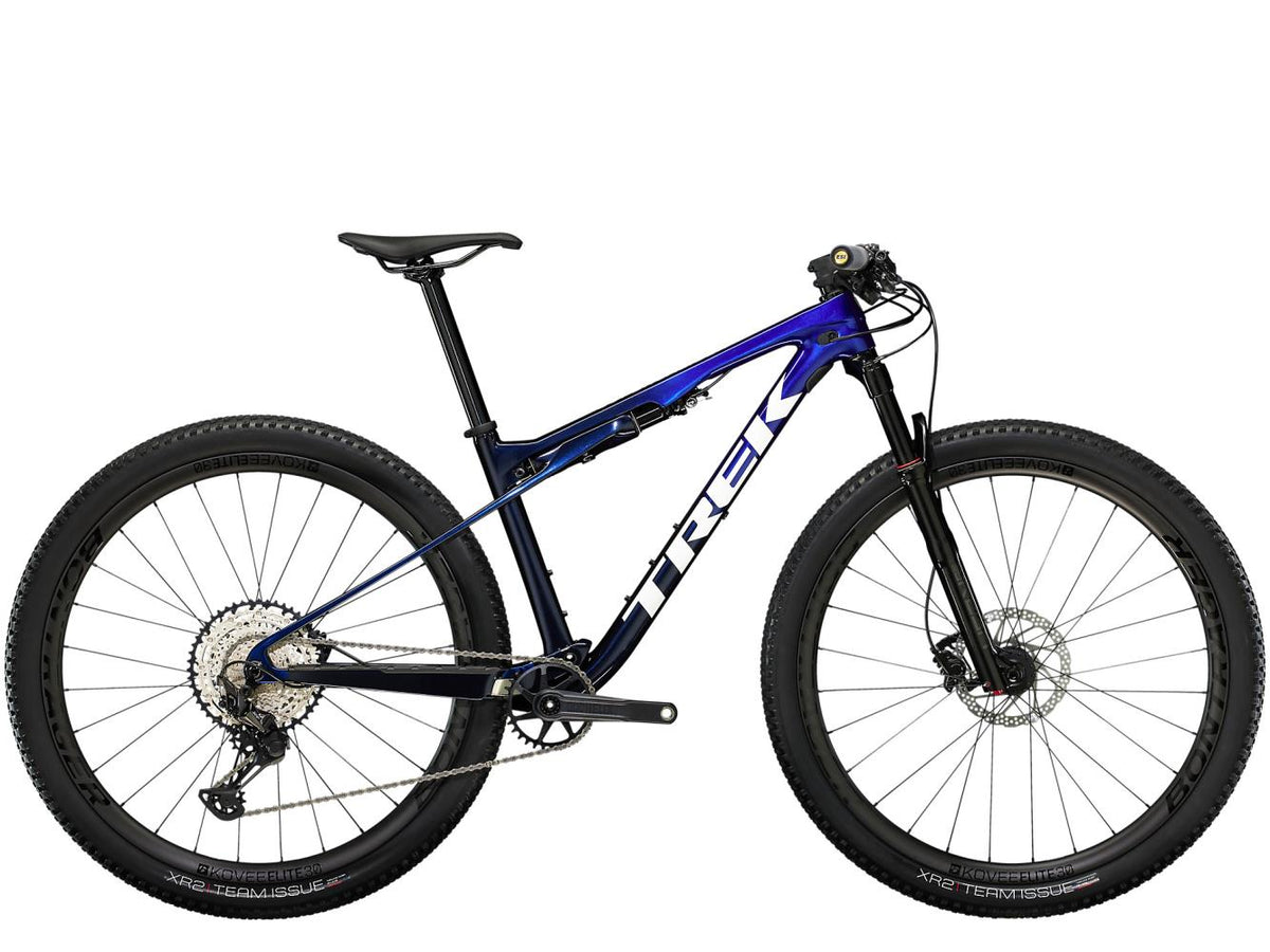 MTB Trek Supercaliber 9.7 Hex Blue to Deep Dark Blue Fade