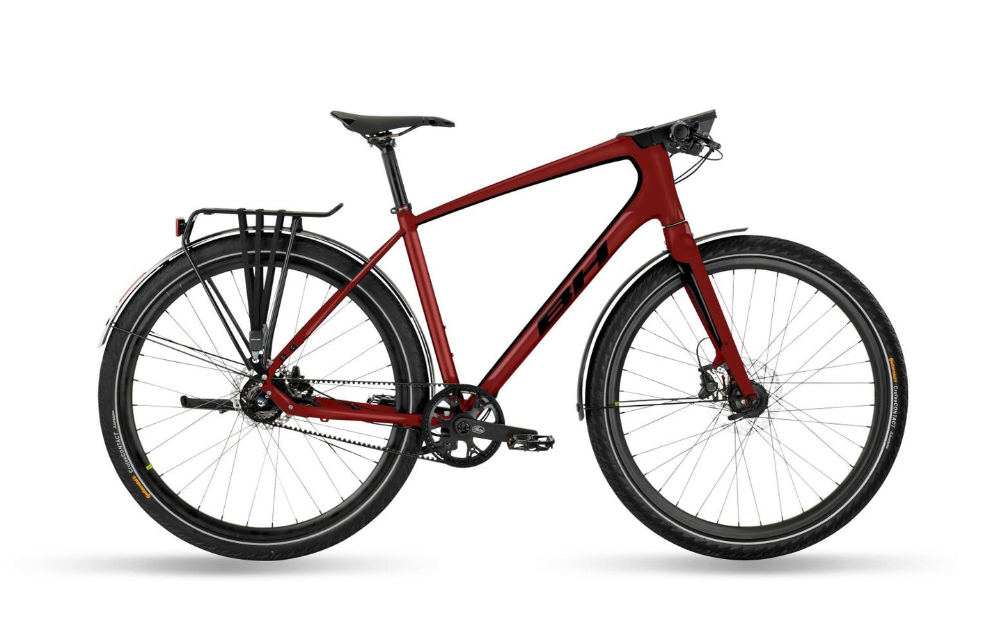Hybridcykel BH Hybrid Oxford Pro red/black/red