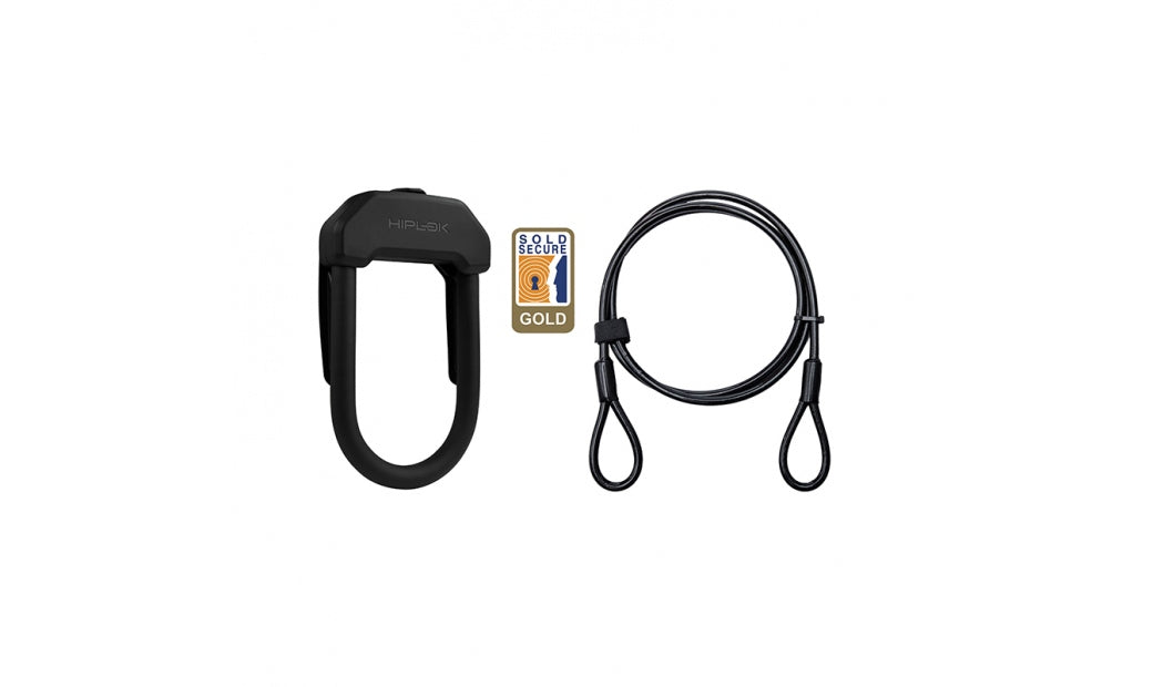 Bygellås HIPLOK DX Plus U-lock SSF Svart