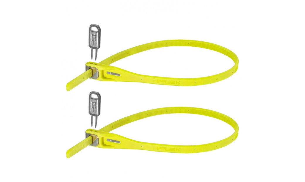 Vajerlås HIPLOK Z LOK Twin Pack 40cm Gul