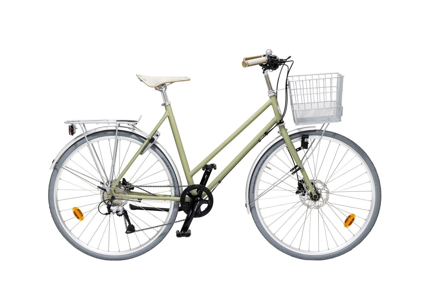 Damcykel Skeppshult Favorit Sport 9-Växlar Lavgrön