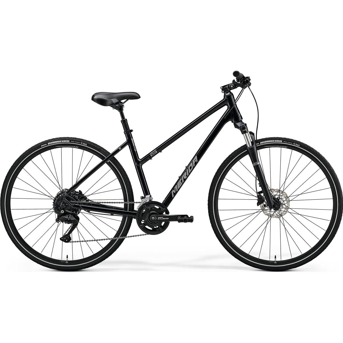 Hybridcykel Merida Crossway 100, dam Svart/Silver