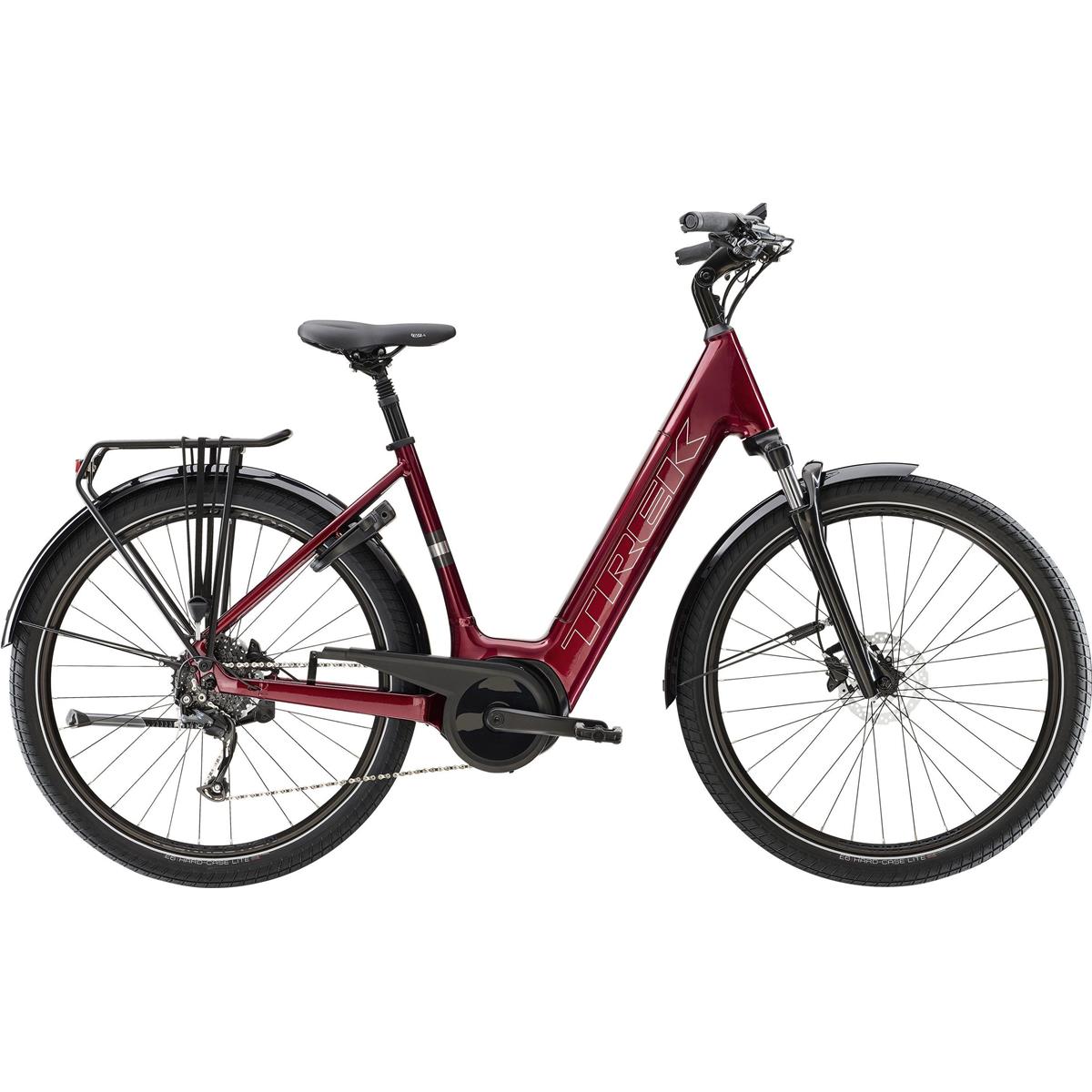 Elcykel Dam Trek Verve+ 3 Lowstep 400 WH Röd