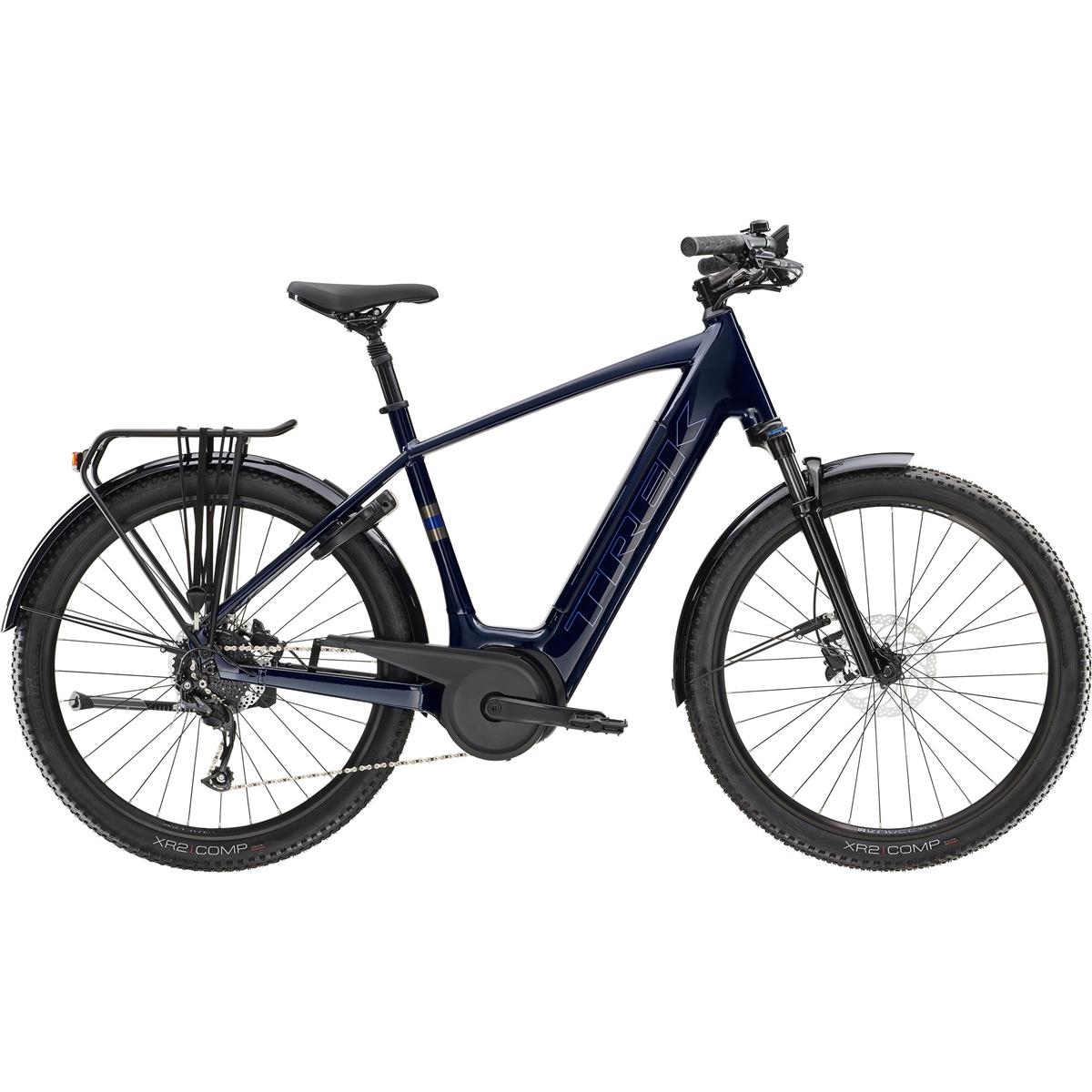 Elcykel Trek Verve+ 4 400 WH Blå