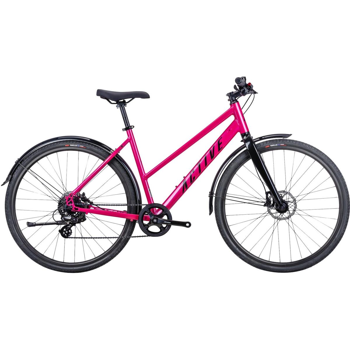 Hybridcykel Active Max 117 Dam Rosa