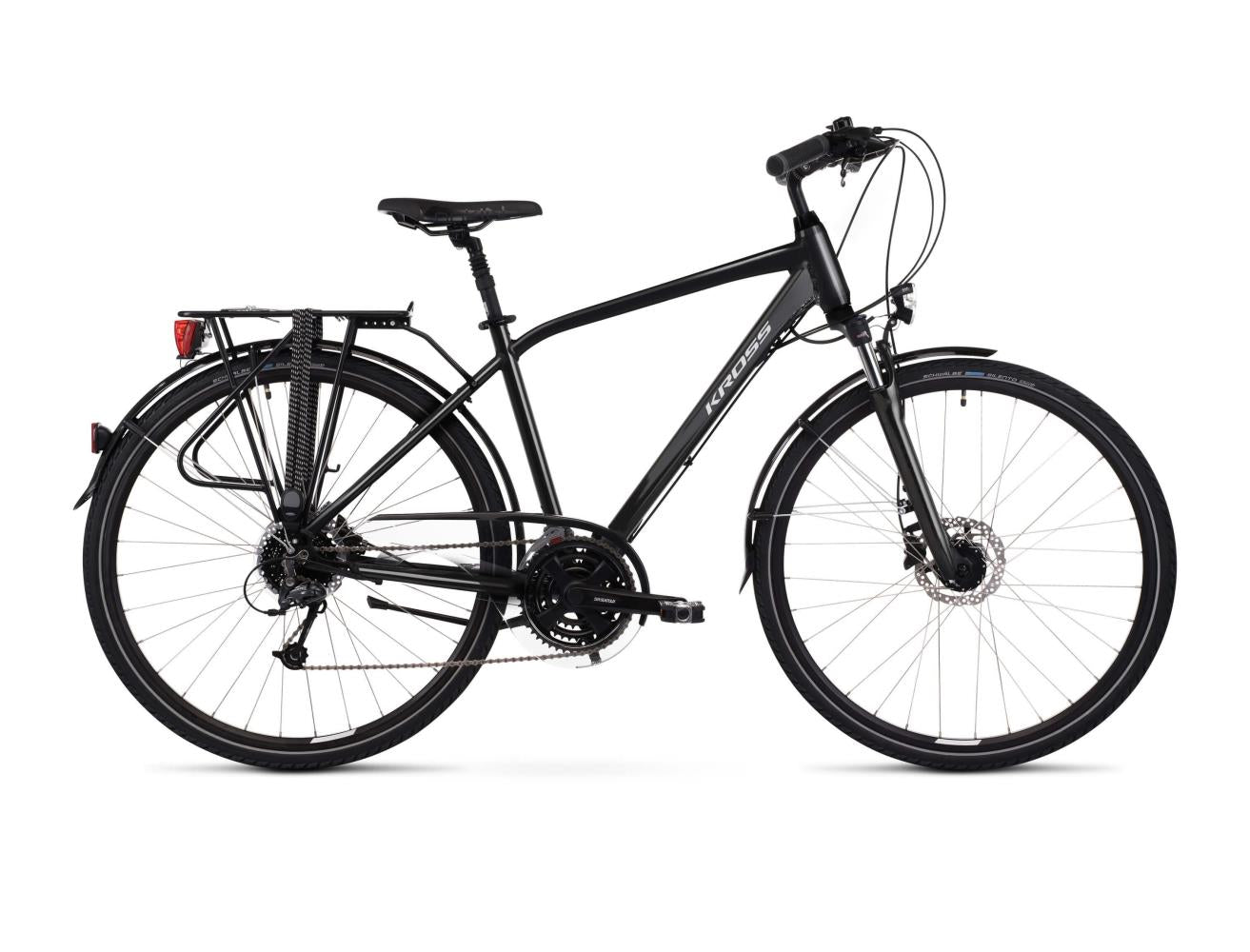 Hybridcykel Kross Trans 5.0 Svart