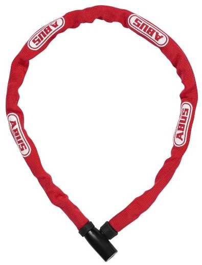 Kättinglås Abus 4804 röd 75 cm