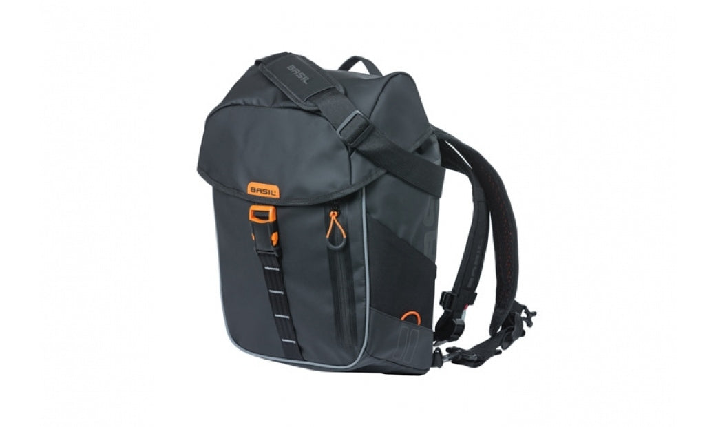 Packväska Basil Miles Tarpaulin Bicycle Daypack svart
