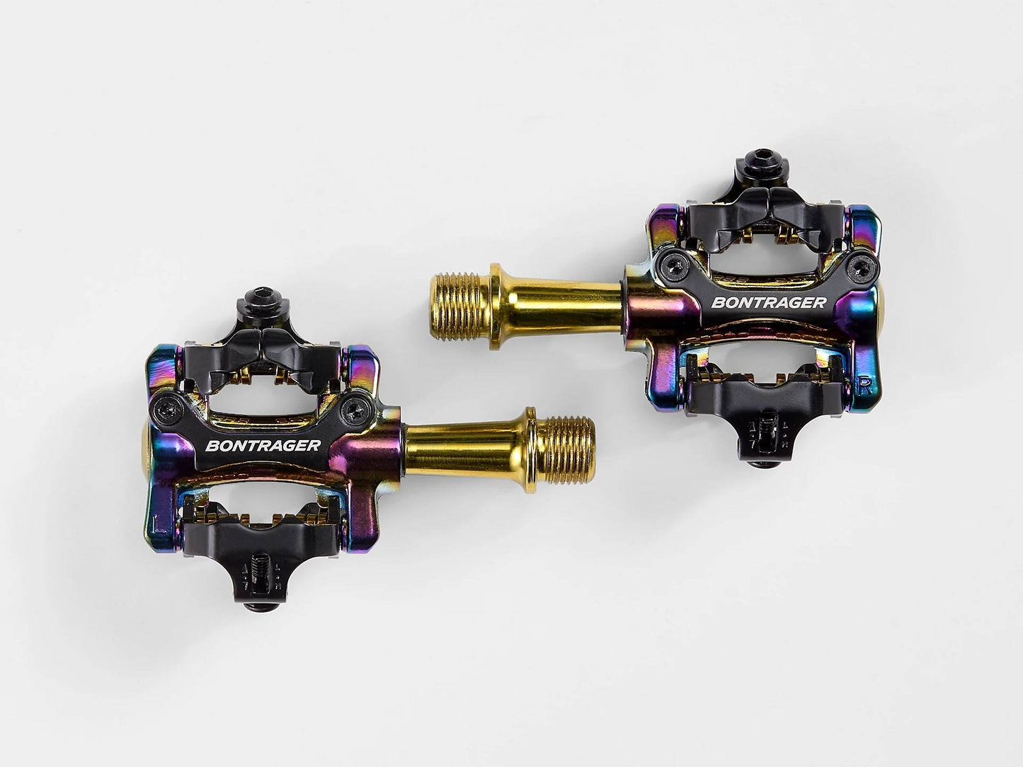 Pedaler Bontrager Comp MTB Anodiserad aluminium guld/lila