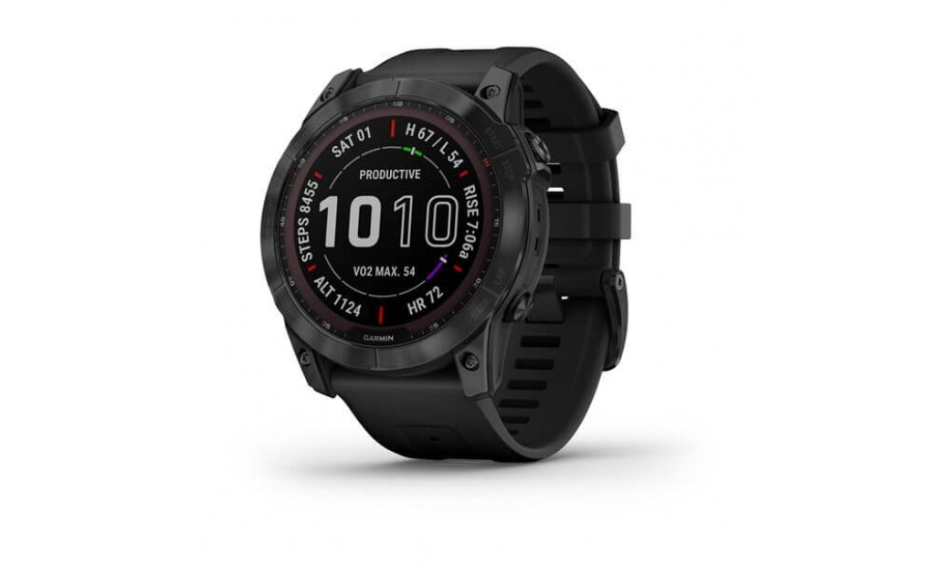 Träningsklocka Garmin Fenix 7X Sapphire Solar 51mm svart