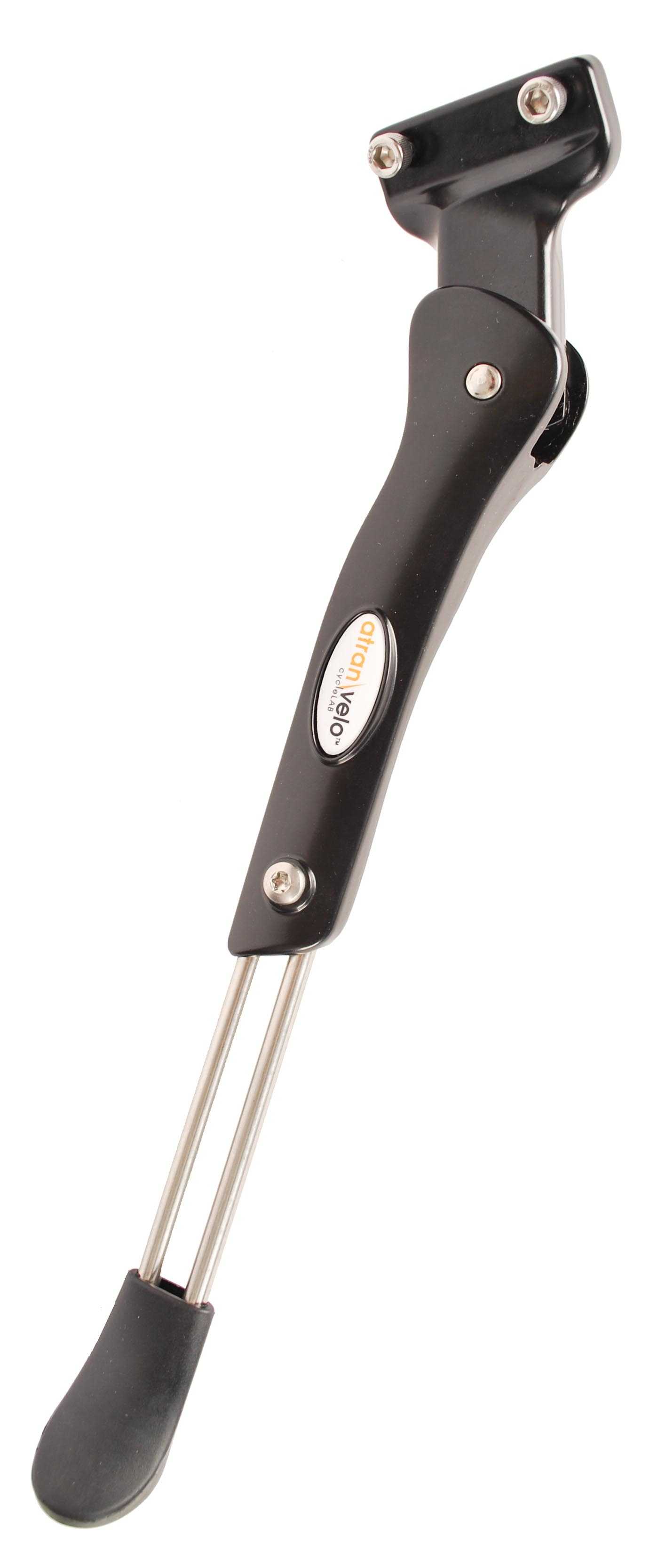 Cykelstöd Atran Velo Stylo HV bakstagsmonterat 24-28" svart