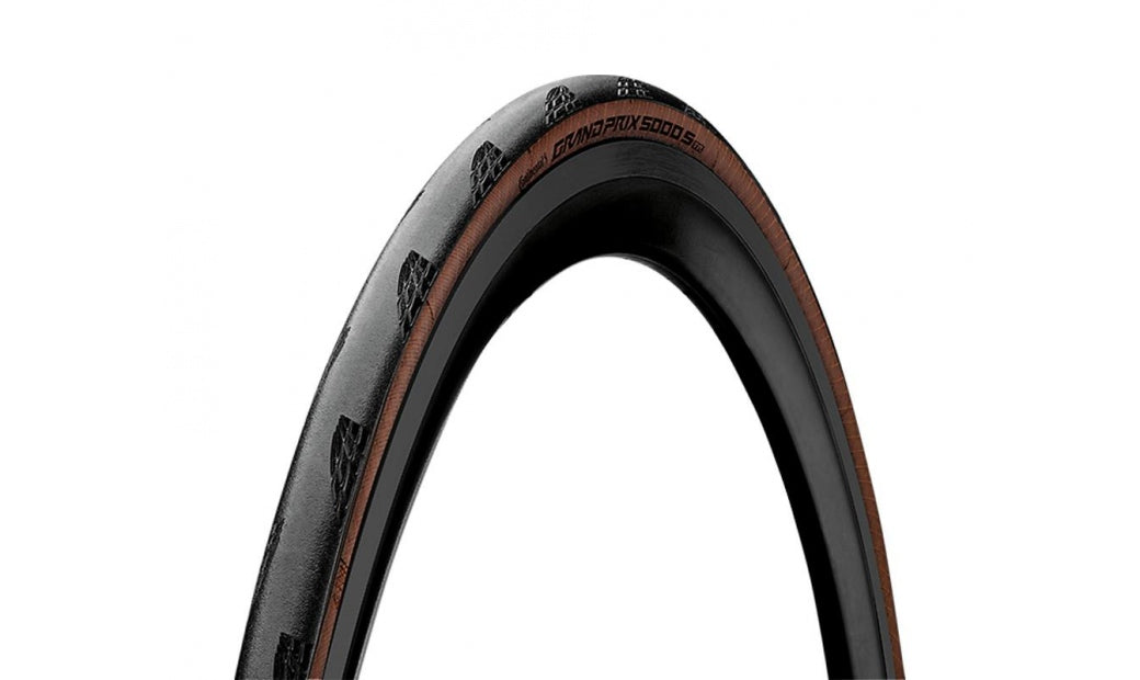 Cykeldäck Continental Grand Prix 5000S TR BlackChili Vectran Breaker (30-584) vikbart svart/brun