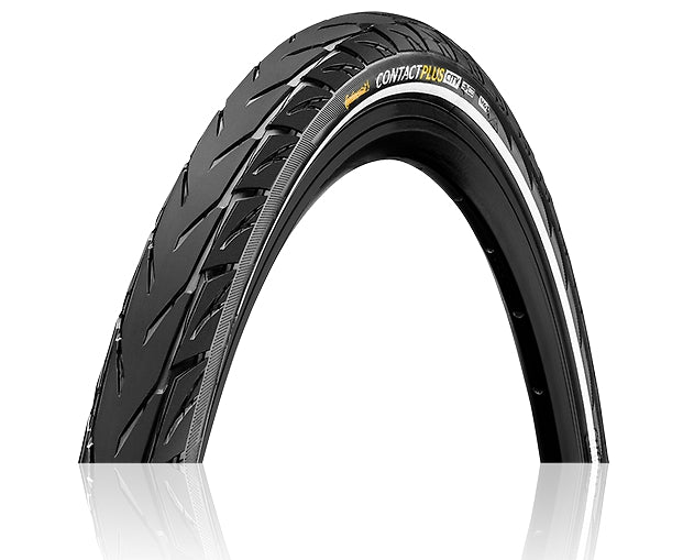 Cykeldäck Continental CONTACT Plus City SafetyPlus Breaker 37-622 (28x1.375x1.625") svart/reflex