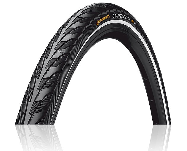 Cykeldäck Continental CONTACT SafetySystem Breaker 42-622 (28x1.60") svart/reflex