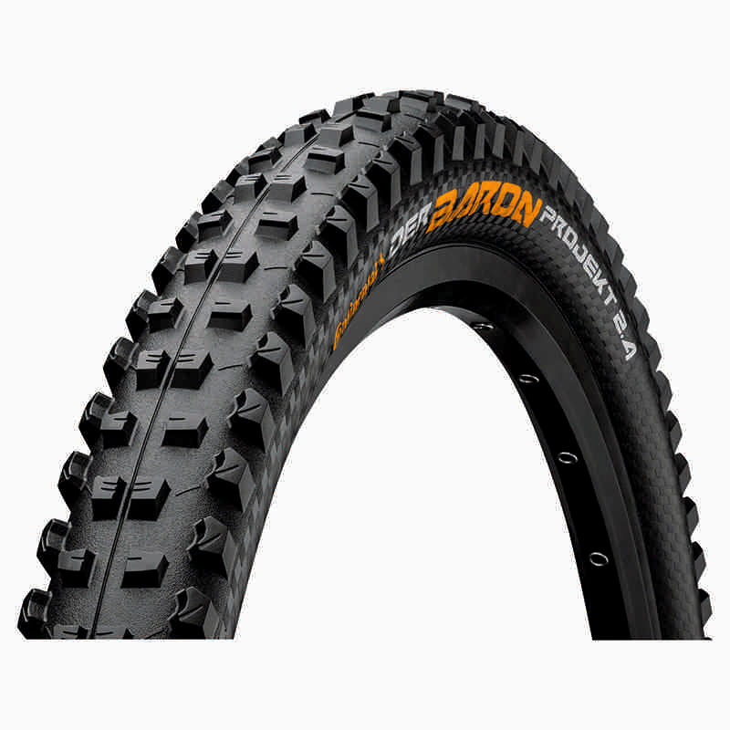 Cykeldäck Continental Der Baron Projekt ProTection Apex 60-584 (27.5x2.40") svart/classic vikbart