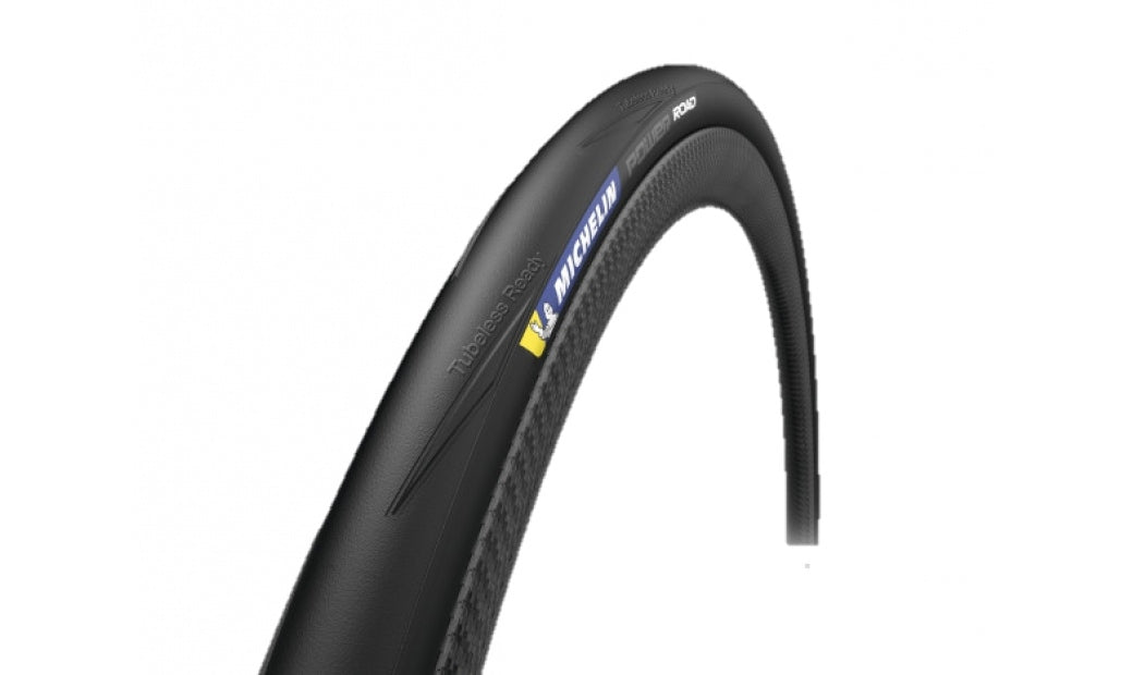 Cykeldäck Michelin POWER ROAD TLR X-race TLR 32-622 Svart Vikbart