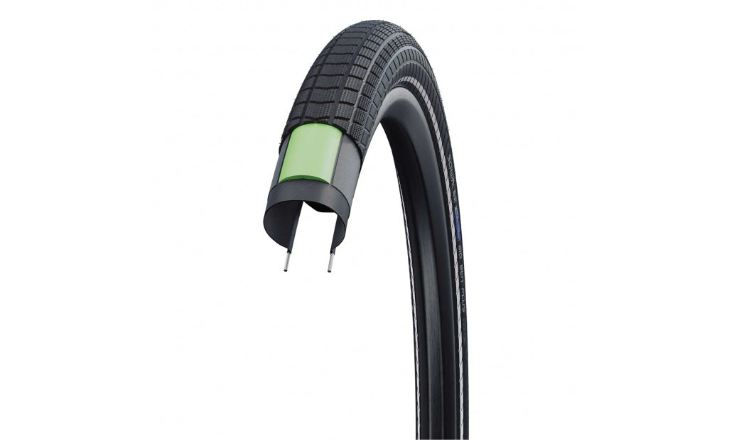 Cykeldäck Schwalbe Big Ben Plus ADDIX DD GreenGuard 55-622 (28x2.15") Svart/Reflex