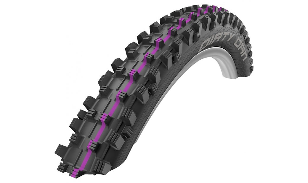 Cykeldäck Schwalbe Dirty Dan ADDIX Ultra Soft Downhill 60-622 (29x2.35") Svart