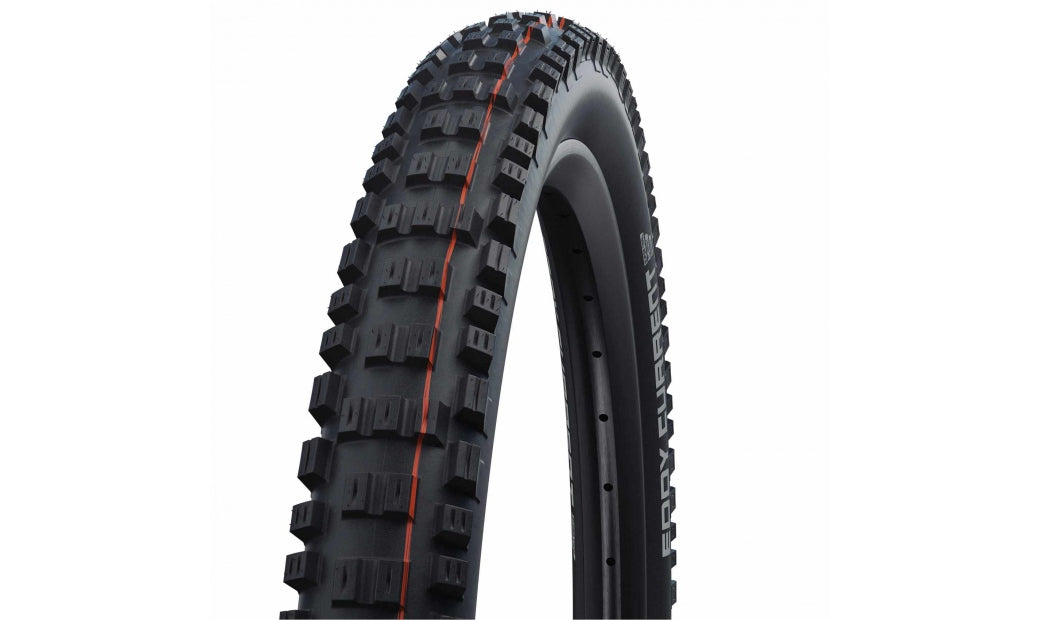 Cykeldäck Schwalbe Eddy Current Front ADDIX Soft Super Trail TLE 70-584 (27.5x2.80") Svart Vikbart