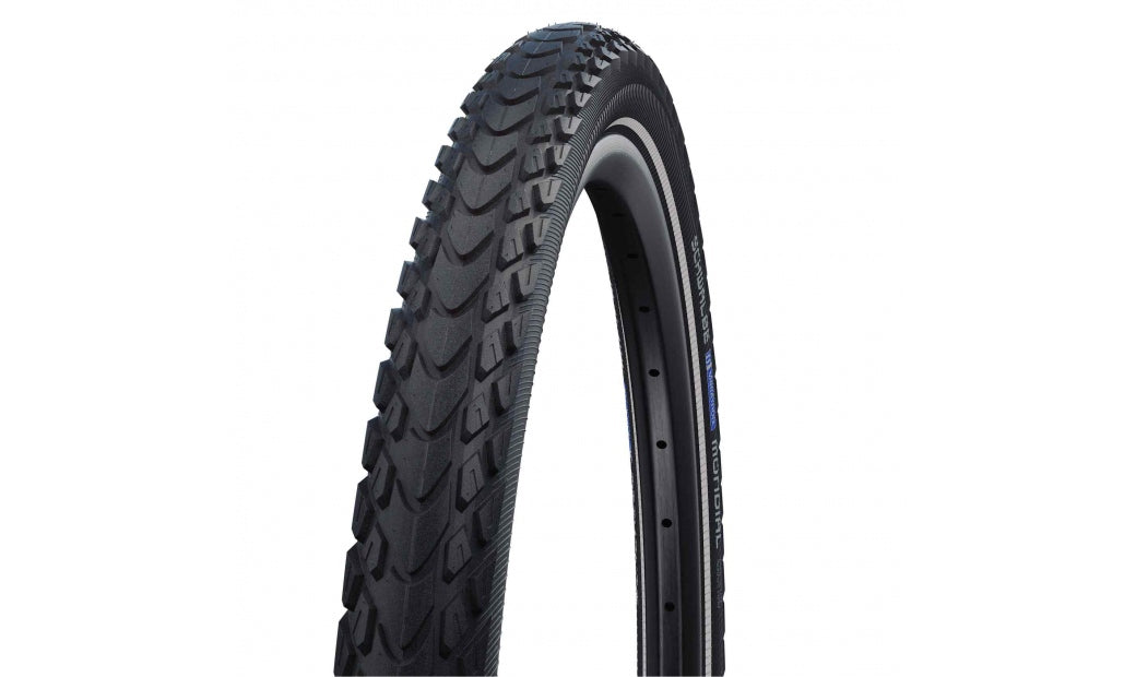 Cykeldäck Schwalbe Marathon Mondial TravelStar DD V-Guard 50-584 (27.5x2.00") Svart/Reflex Vikbart