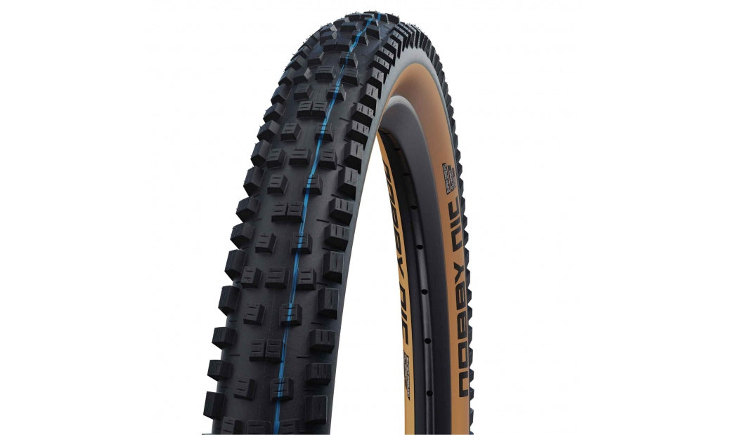 Cykeldäck Schwalbe Nobby Nic ADDIX SpeedGrip Super Ground TLE 60-584 (27.5x2.35") classic sidewall Vikbart