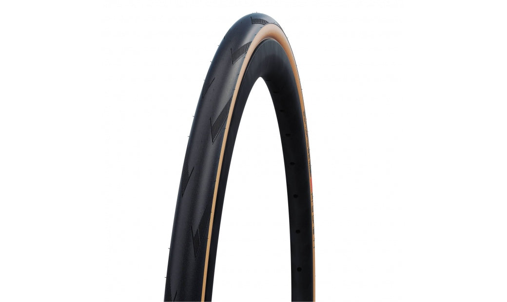 Cykeldäck Schwalbe Pro One TT ADDIX Race Super Race TLE 25-622 classic sidewall Vikbart