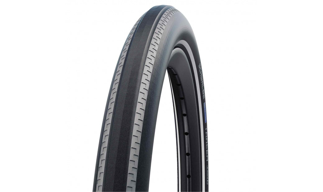 Cykeldäck Schwalbe Tracer SBC K-Guard 47-406 (20x1.75") grey stripes-reflex
