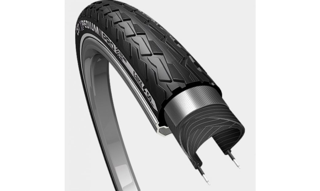 Cykeldäck CST Xpedium Pro 47-559 (26 x 1.75) reflex svart/svart